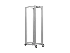 19" открытая стойка 42U LANBERG, 600×1000 мм, серый