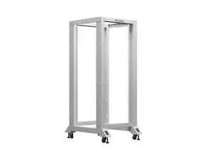 LANBERG 19" Open Rack 27U 600x800 mm grey, 27U open-frame server rack