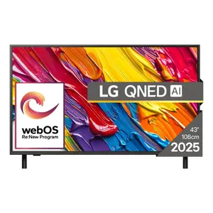 TV LG 43QNED84A3C 43" QNED 4K Ultra HD Smart TV, α7 Gen8 AI Processor, Wi‑Fi 5, HDR (HLG), 3×HDMI, Bluetooth 5.0, 20W