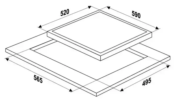 Induction hob MPM MPM-60-IM-13/N Photo 2