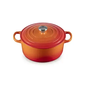 Чугунный кастрюльный сотейник Le Creuset Ø34 см / 12 л, оранжевый
