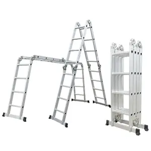 Aluminum extension ladder G21 GA-SZ-4x4-4,6M, 4x4 sections, 4.6 m working height