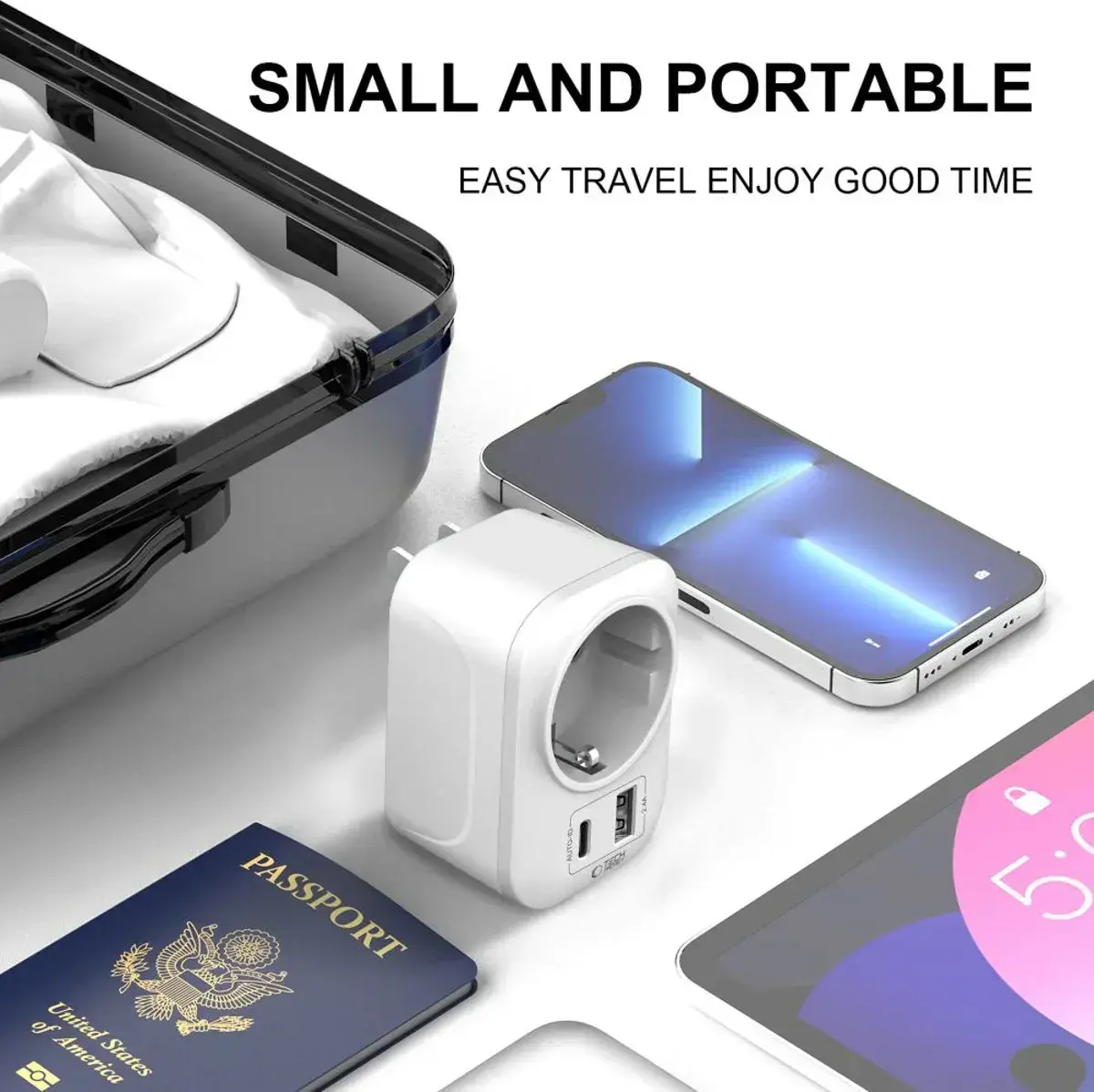 Ceļojumu adapteris Tech-Protect TA100 UK→EU Photo 6