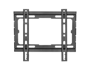 DELTACO ARM-519-B Fiksēts sienas stiprinājums 23" līdz 43" ekrāniem līdz 45 kg ar VESA līdz 200x200 mm, melns