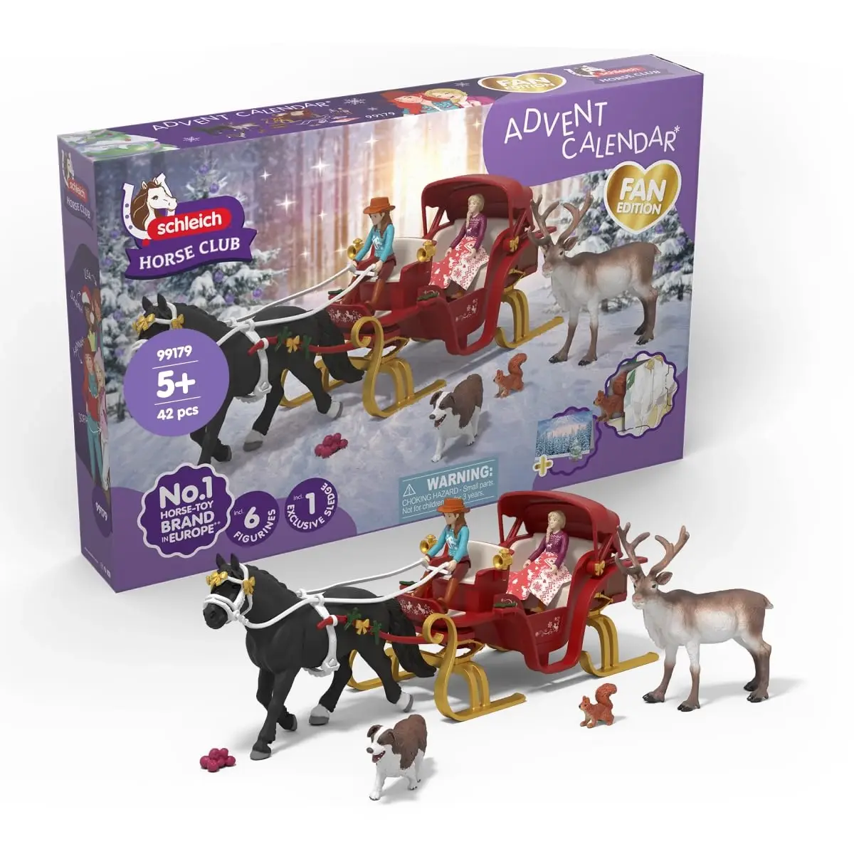 Большой адвент-календарь Schleich HORSE CLUB 2025 Photo 10