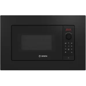 Built-in solo microwave Bosch Serie 2 BFL623MB4 20 L 800 W LED display Black knob control