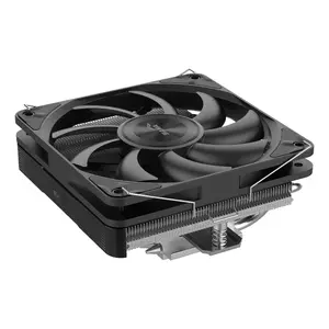 Gaisa dzesētājs SAMA Gears U60 — 120 mm ventilators, 800–1800 RPM, hidro-dinamiskais gultnis, 1.71 mmH2O, 120×120×67 mm, sudrabots