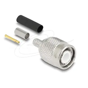Coaxial connector TNC DELOCK 91765 — TNC male/female connector for coaxial cables