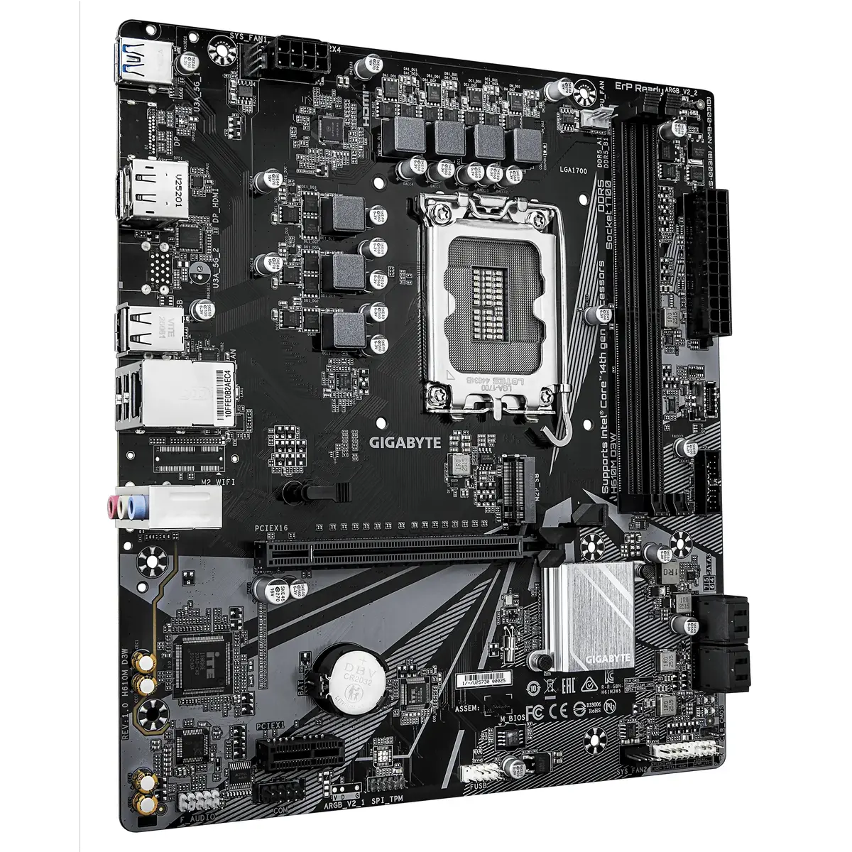 Mātesplate GIGABYTE H610M D3W Photo 3