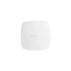 Детектор дыма и температуры Ajax FireProtect 2 RB с пожарным рупором/сиреной, чёрный, дальность 1700 м, питание от батареи, 124×124×45 мм, 272 г