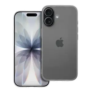 Clear back case Riff for iPhone 17 with 2 mm camera rim protection, transparent