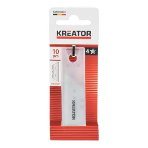 KREATOR Universālie taisnie asmeņi, 10 gab., 60 mm garums, 18 mm platums