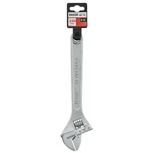 Adjustable wrench KREATOR KRTH31203 — 252 mm length, 28.08 mm jaw opening