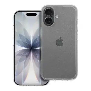Silicone back case Riff for Apple iPhone 17, transparent, slim protective cover