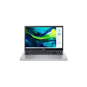 Laptop Acer Aspire Go 15 AG15-32P-373M — Intel Core 3 N355, 15.6" FHD, 16GB DDR5, 512GB SSD, Windows 11 Home, Silver