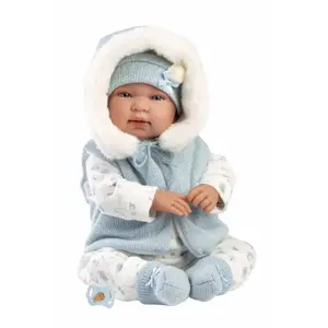 Llorens lelle Raudošais mazulis Tino 44 cm — reālistiskas iezīmes, 44 cm