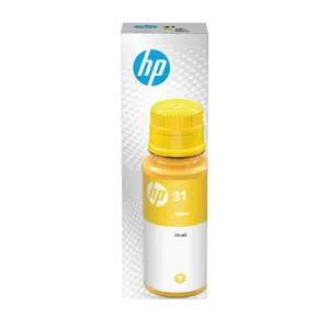 Ink bottle HP 31 Yellow 70 ml original for HP printers, Standard Yield, single pack