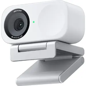 Webcam Insta360 Link2C Arctic White — high-definition video, built-in microphone, USB connection