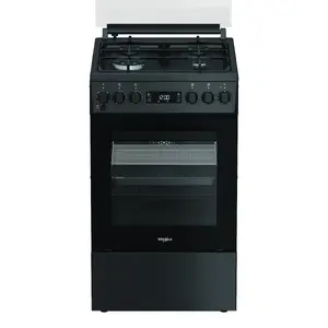 Whirlpool Cooker | W5G8LMSWTA | Hob type Gas | Oven type Electric | Anthracite | Width 50 cm | Depth 60 cm | 60 L