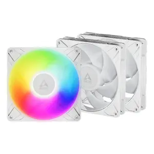 140 mm Fan Arctic Freezer P14 Pro A-RGB (White) – 3 Pack PWM, 186 m³/h, 5.2 mmH₂O, FDB