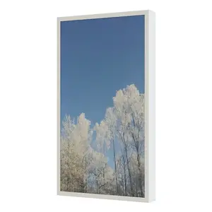Signage display enclosure HI ND HI-ND WC5500-5201-51 polycarbonate white portrait orientation