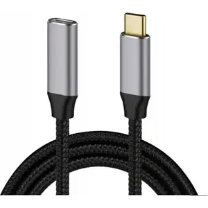 USB-C uz USB-C kabelis Zenwire 3 m melns — datu un uzlādes kabelis