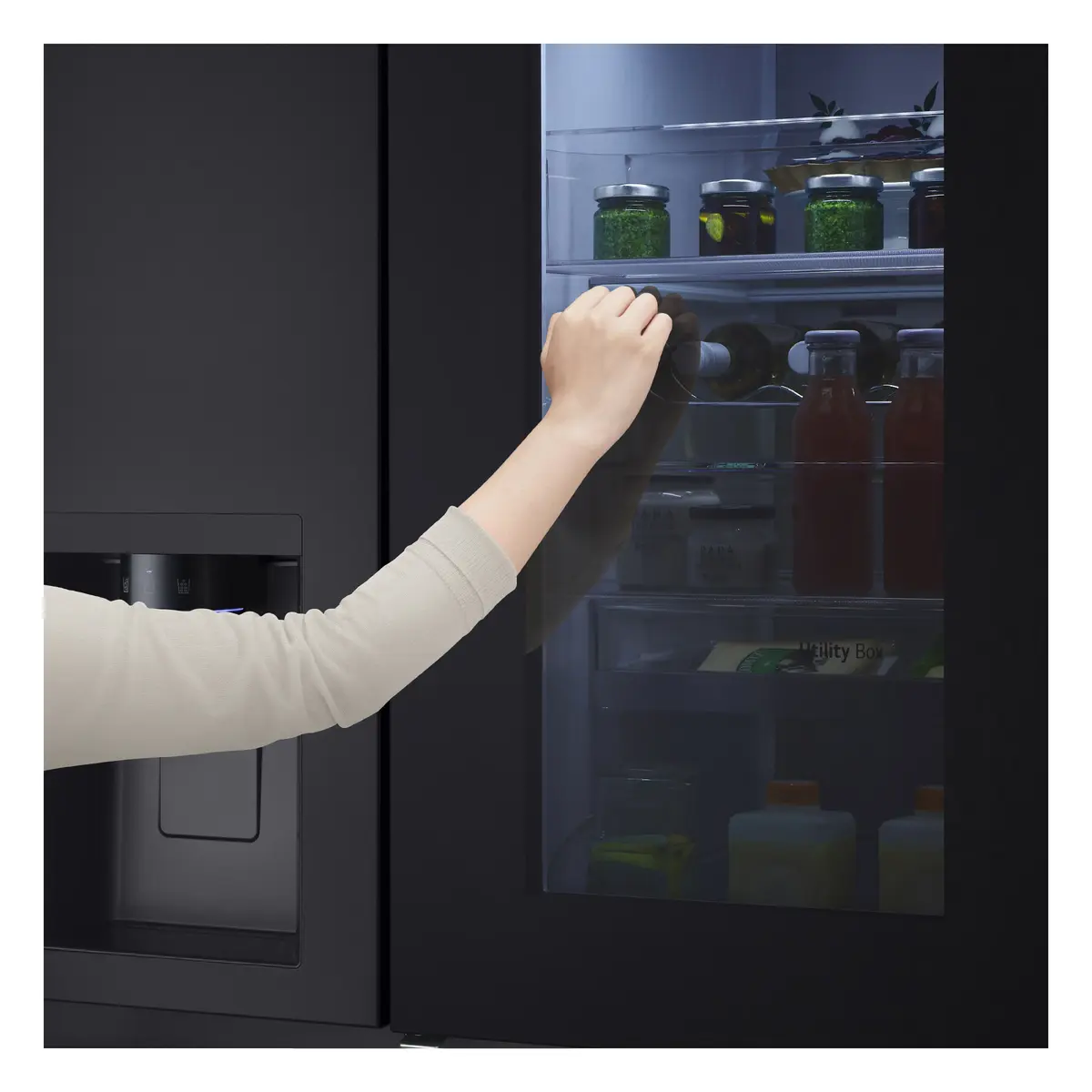 LG GSXE91EVAD InstaView American fridge freezer Photo 3