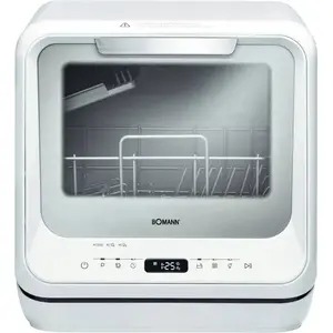Countertop dishwasher BOMANN TSG 5704 — compact 2 place settings, 5 L/cycle, 58 dB, 420×440×440 mm
