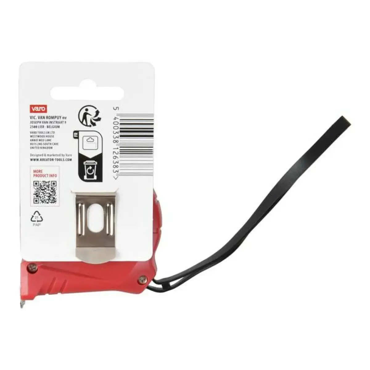 Mērjosla KREATOR KRTH70103 — 5 m, 19 mm Photo 2