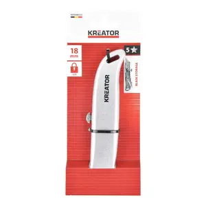 Universal knife KREATOR KRTH00202 metal body blade length 60 mm blade width 18 mm
