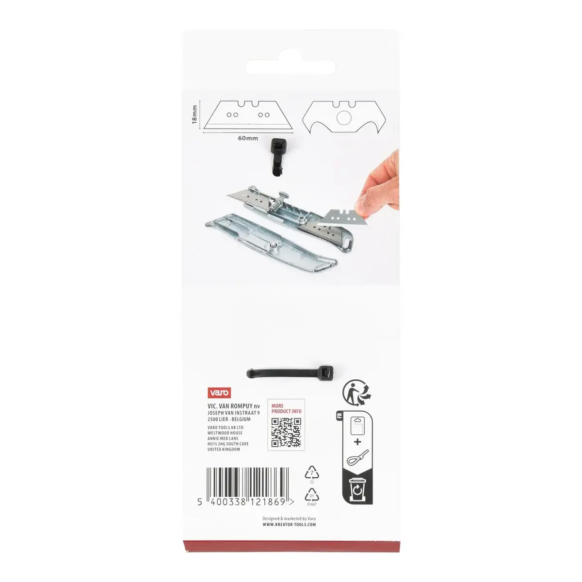 Universal knife KREATOR KRTH00202 Photo 2