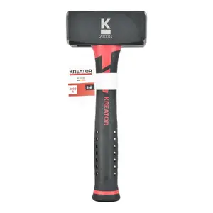 Молоток KREATOR KRTH90304 2000 г головка, стекловолоконная рукоять, боек 120×48 мм, общая длина 240 мм