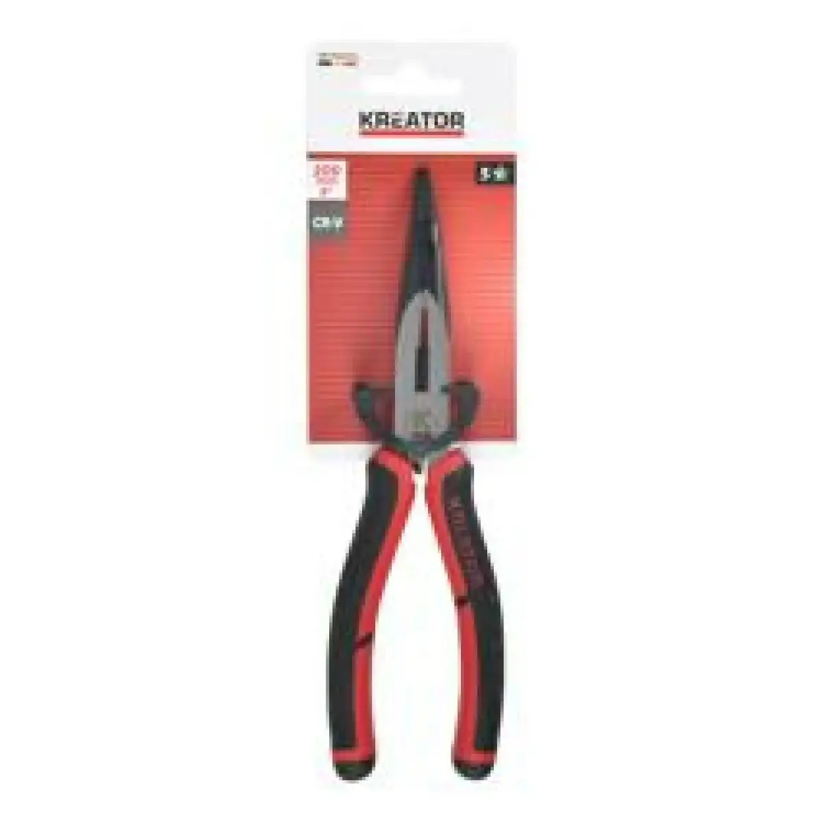 Pliers KREATOR KRTH60702 bent tips 215 mm Photo 3