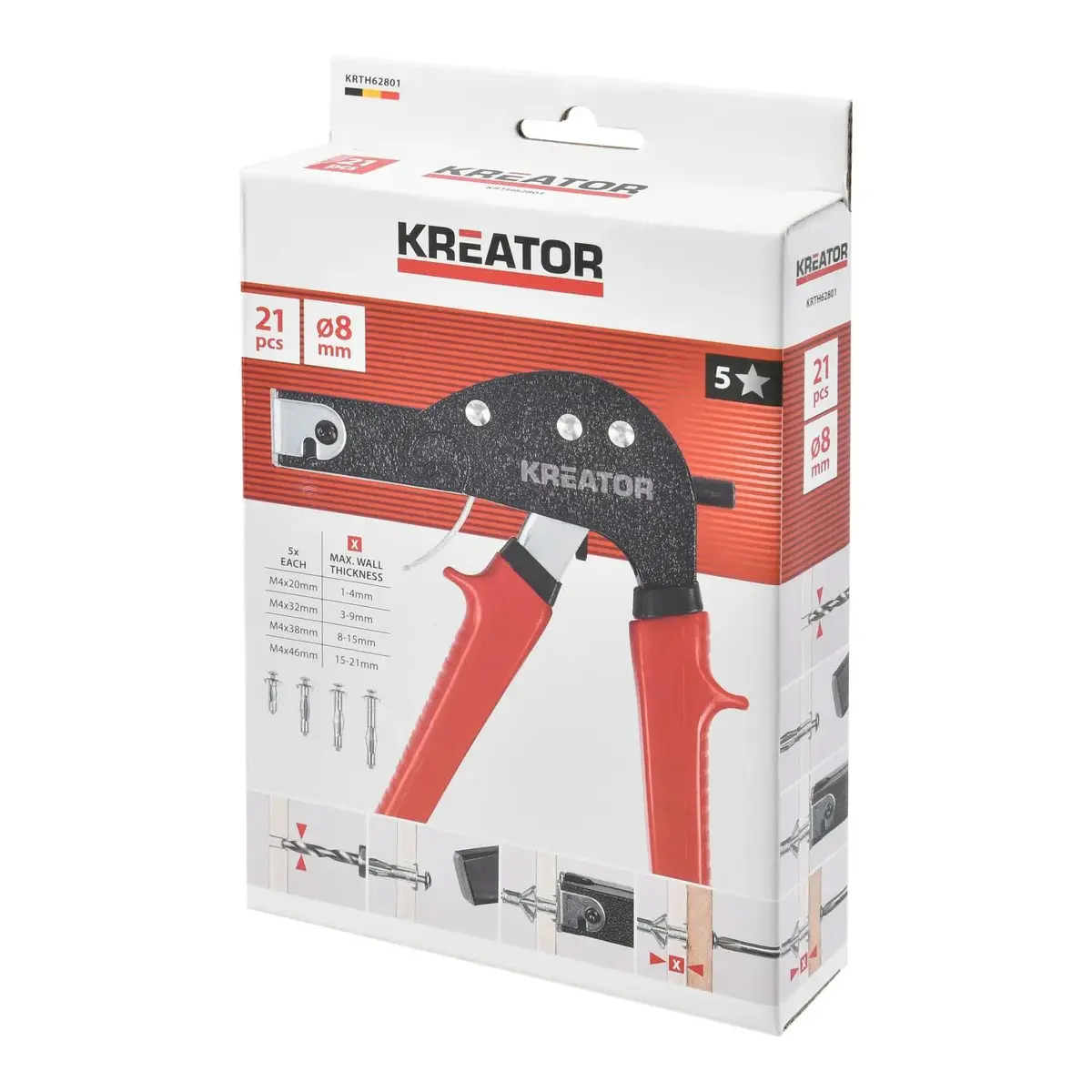 Pliers for drywall anchors KREATOR KRTH62801 Photo 4