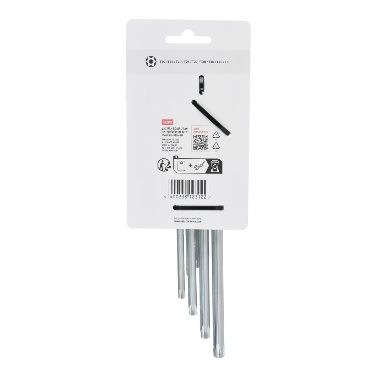 Torx key set KREATOR KRTH21803 Photo 2