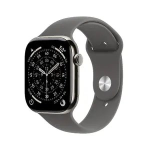 Viedpulkstenis Apple Watch S11 Cell 46 mm ar sporta siksniņu, Stone Grey