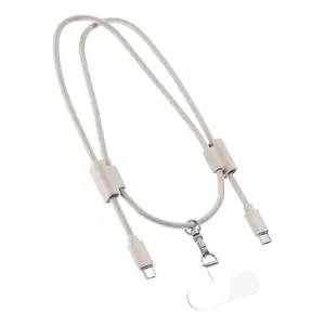 Кабель USB-C — USB-C Epico 9915103100001, 1.45 м, бежевый, 0.48 Гбит/с