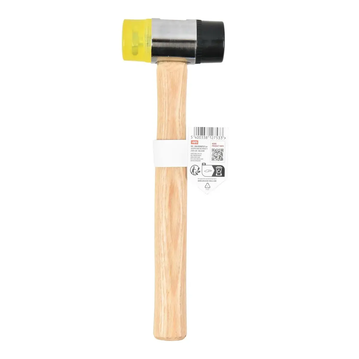 Rubber Hammer KREATOR 300 g double-sided 95×40 mm Photo 2