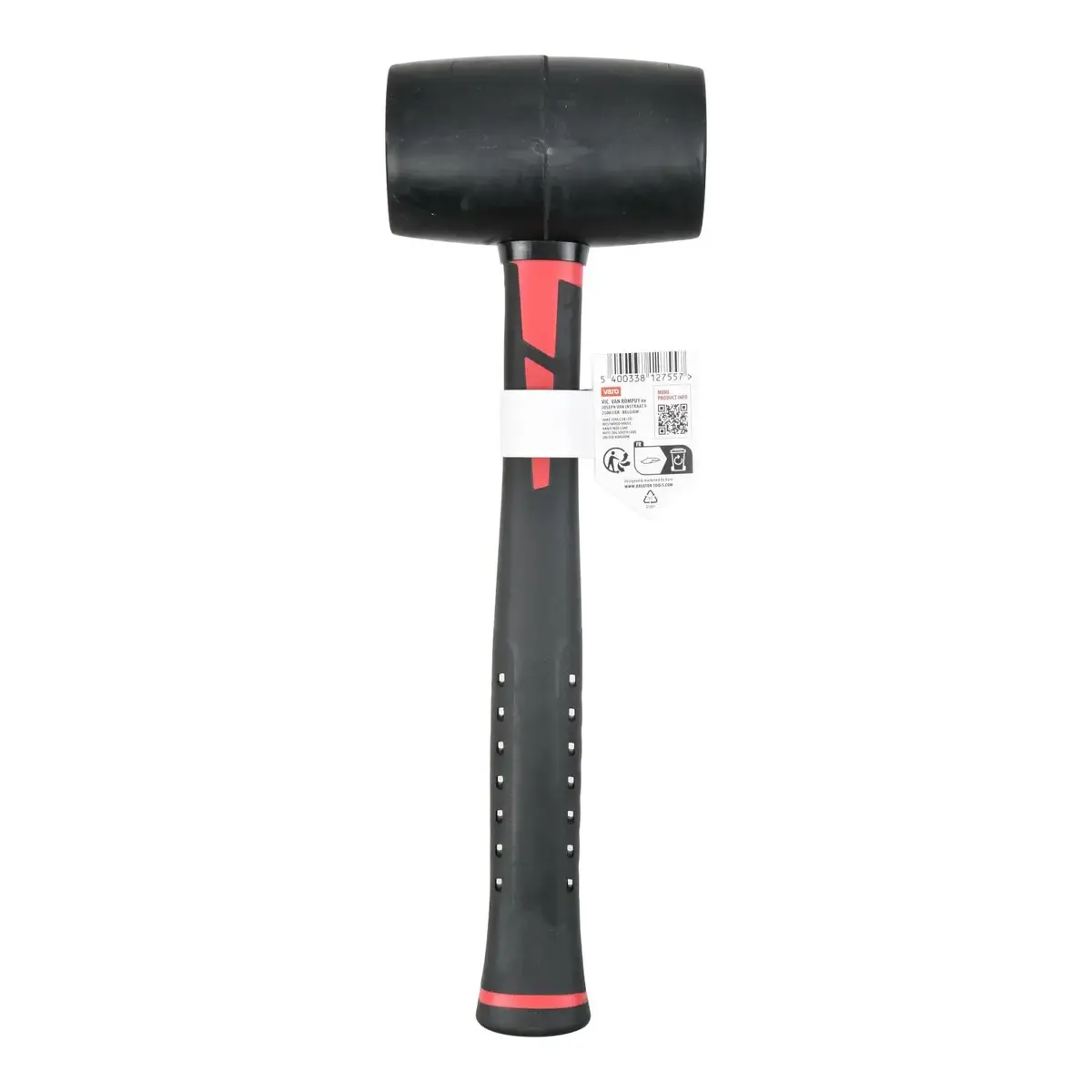 Rubber Hammer KREATOR 700 g Fiberglass Handle Photo 2
