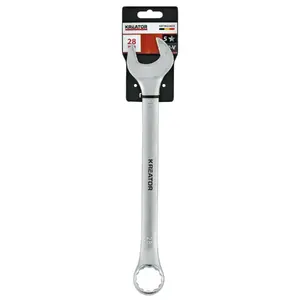 Combination Wrench KREATOR 28 mm, 320 mm, chrome-vanadium