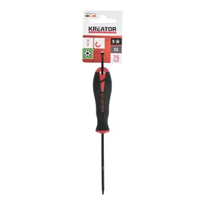 Screwdriver KREATOR Torx T7, 75 mm shaft, model KRTH21102