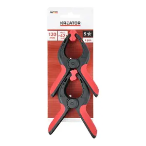 Pliers KREATOR Spring Pliers 120 mm, 42 mm jaw depth, 9 kg pressure, 2 pieces