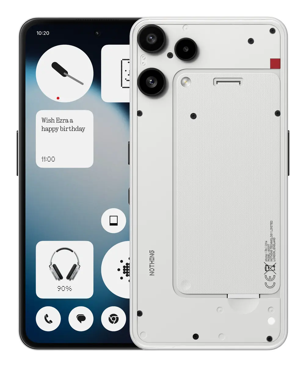 Viedtālrunis Nothing Phone (3a) Lite 8GB/128GB balts Photo 11