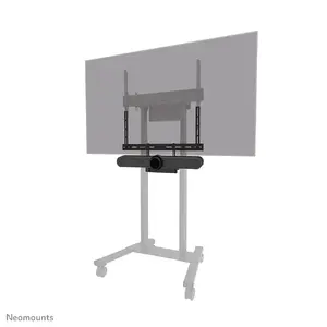 Videobar and laptop shelf kit Neomounts AV60-500BL for 43–110" displays, VESA up to 600x400, max load 8 kg, width 900 mm