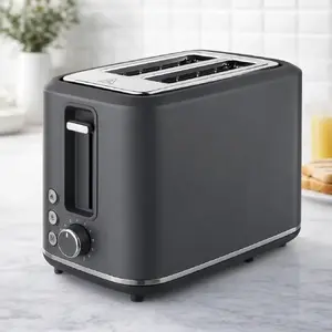 Electric toaster AENO ATS0001G — 2-slot, 220–240V 50–60Hz, 920–1080W, 3 modes, 7 browning levels, Grey