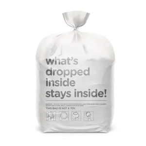 Trash bag MAGIC model 1111003101, white, 45 pieces per pack