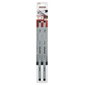 Zāģa asmens metālam KREATOR bimetāls 300 mm 24 TPI — 2 gab.