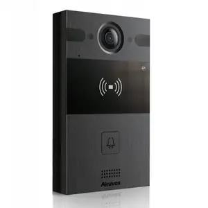 Уличная IP видеопанель для одного дома Akuvox R20A Black с видеокамерой и сетевым подключением