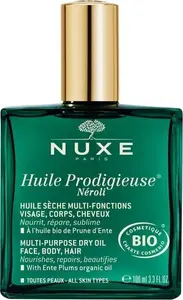Sausais eļļas Nuxe Huile Prodigieuse Neroli sejai, ķermenim un matiem — daudzfunkcionāla barojoša eļļa