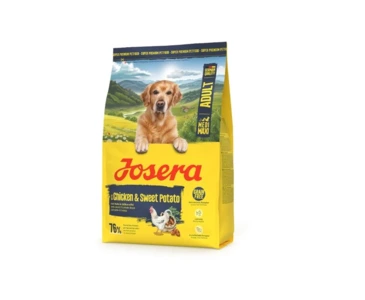 Dry grain-free food for active dogs Josera Adult Chicken&SweetPotato with poultry meat 0.9 kg